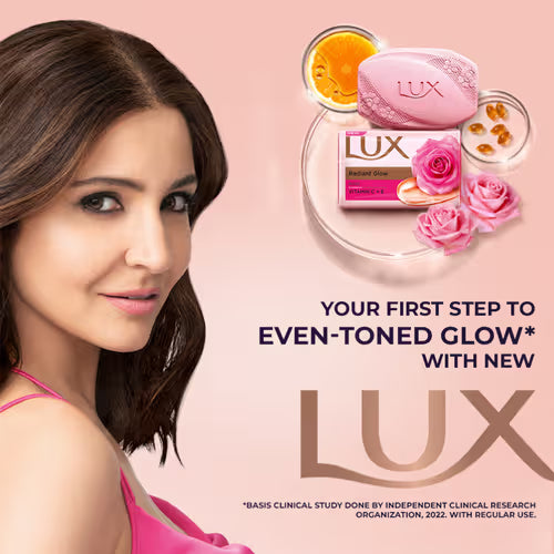 Lux Radiant Glow Rose & Vitamin C+E Beauty Soap