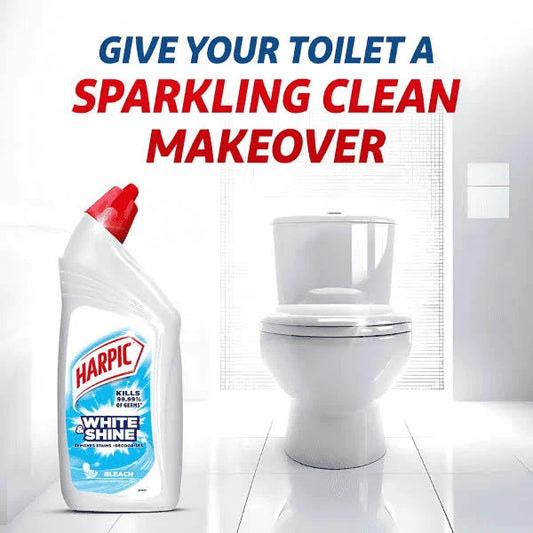 Harpic White & Shine Bleach Disinfectant Toilet Cleaner