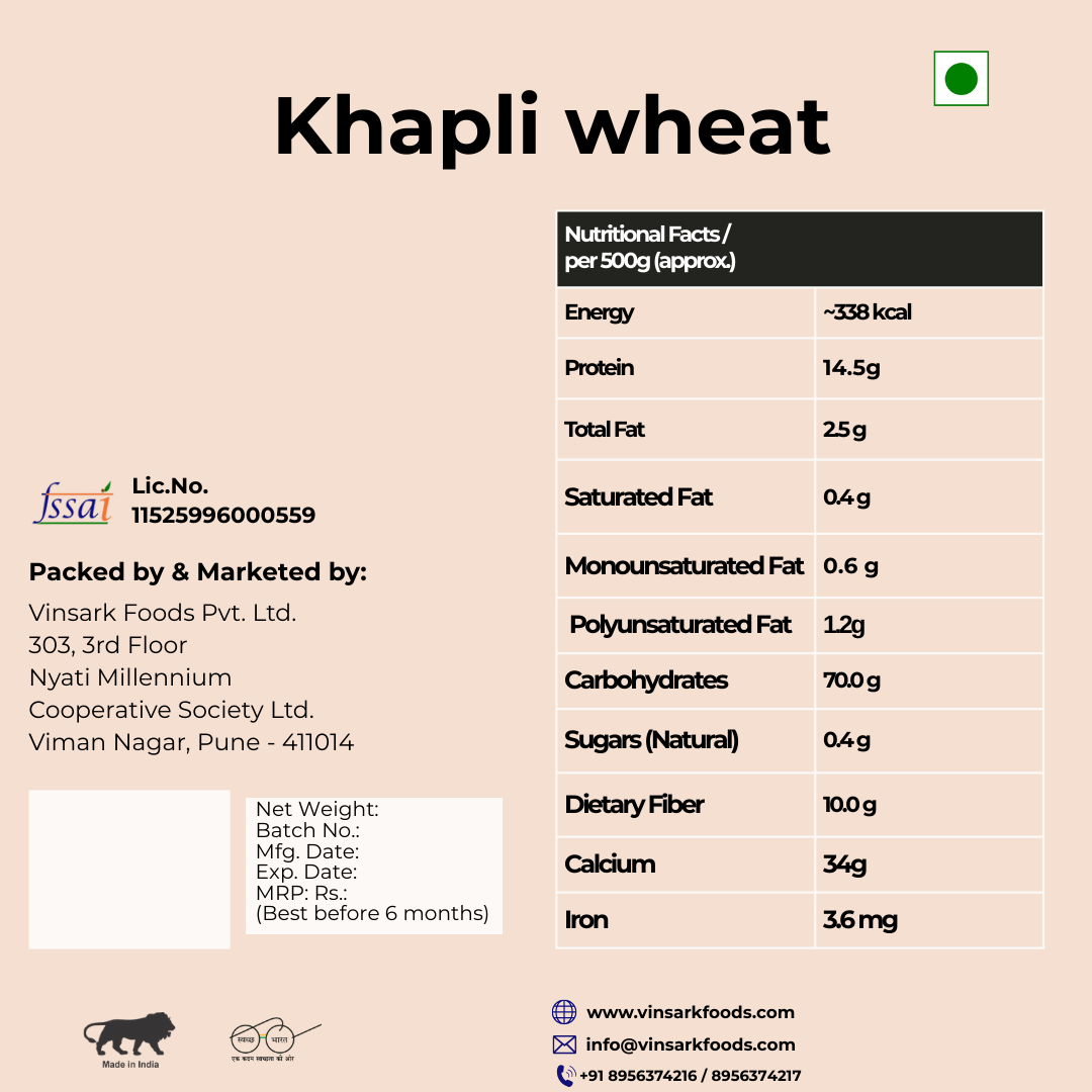 VFPL Khapli Wheat 1 kg /5 kg