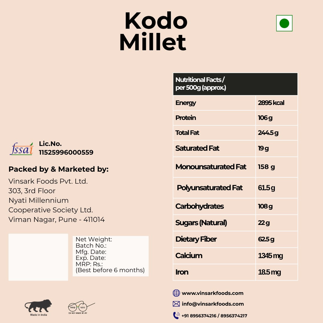 VFPL Kodo Millet 500 gm