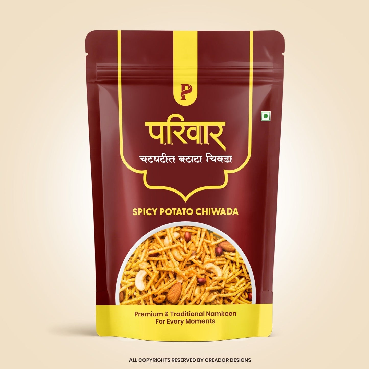 PARIVAR SPICY POTATO CHIVDA परिवार बटाटा तिखट चिवडा 200g