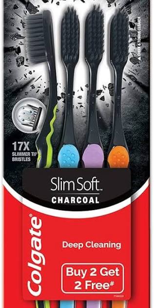 Colgate Slim Soft Charcoal Toothbrush