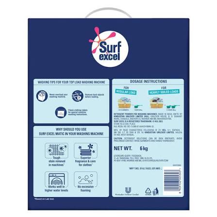 Surf Excel Matic Top Load Detergent Powder