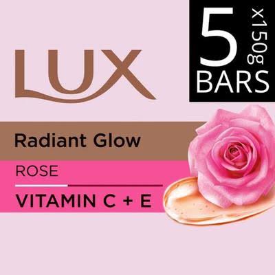 Lux Radiant Glow Rose & Vitamin C+E Beauty Soap
